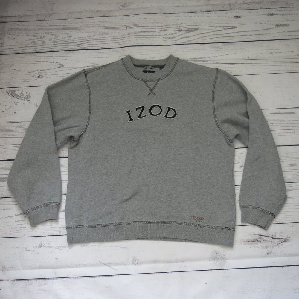 Izod Jeans Long Sleeve Crewneck Pullover Sweatshirt - Size XL